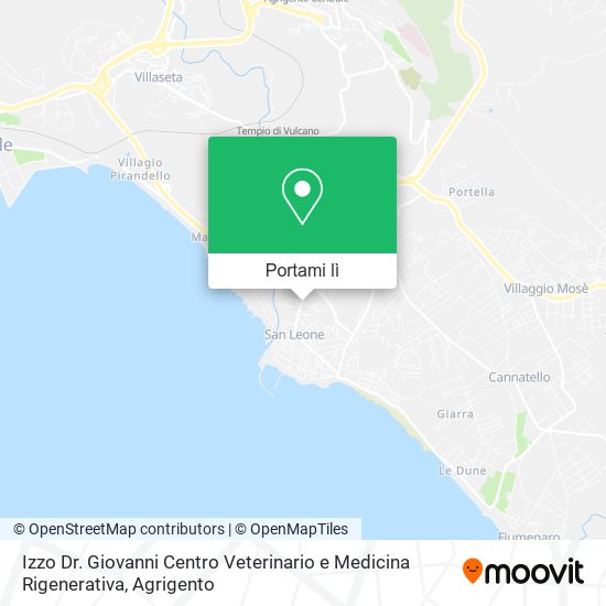 Mappa Izzo Dr. Giovanni Centro Veterinario e Medicina Rigenerativa