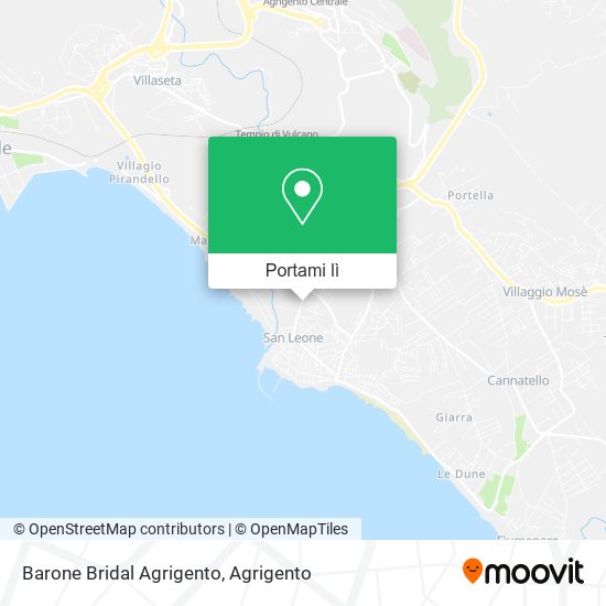 Mappa Barone Bridal Agrigento