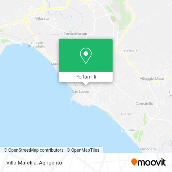 Mappa Villa Mareli a