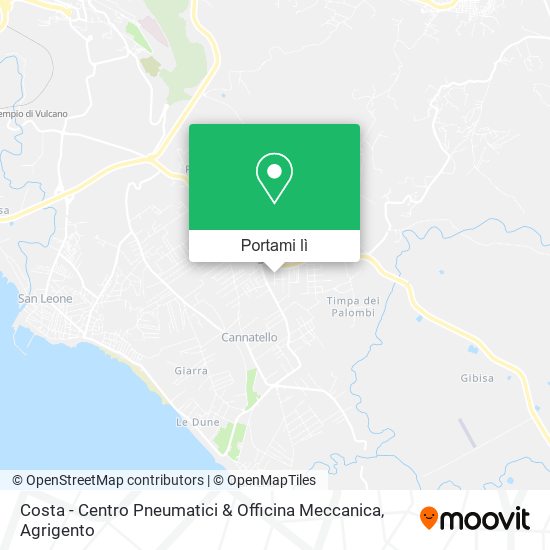 Mappa Costa - Centro Pneumatici & Officina Meccanica