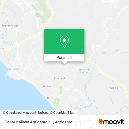 Mappa Poste Italiane Agrigento 11