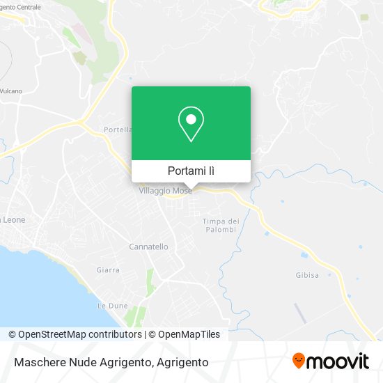 Mappa Maschere Nude Agrigento