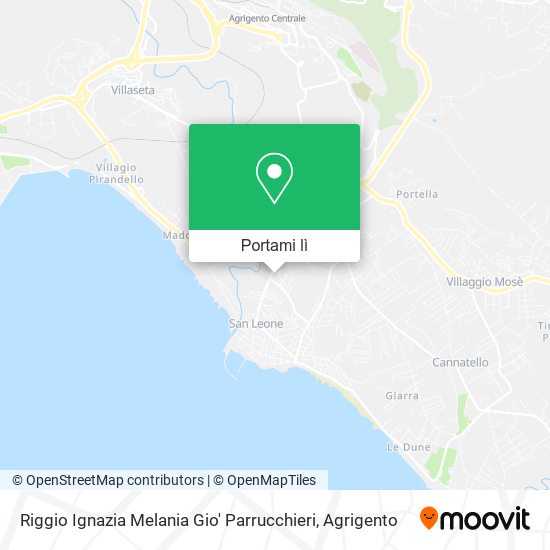 Mappa Riggio Ignazia Melania Gio' Parrucchieri