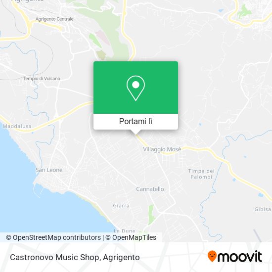 Mappa Castronovo Music Shop