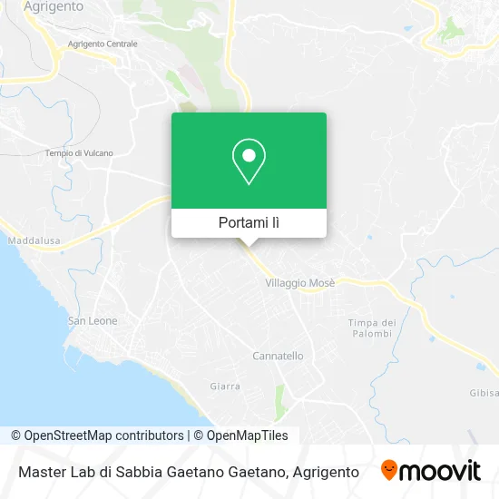 Mappa Master Lab di Sabbia Gaetano Gaetano