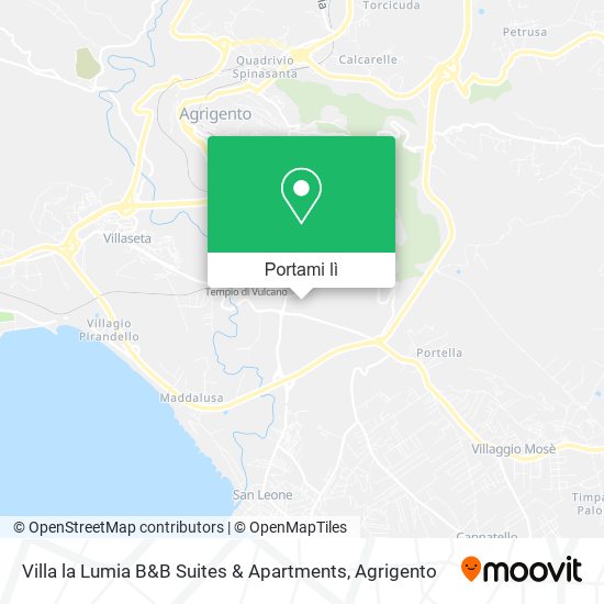 Mappa Villa la Lumia B&B Suites & Apartments