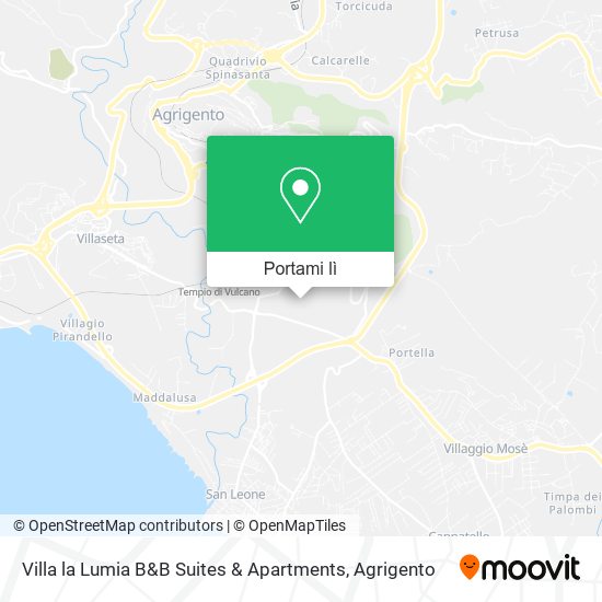 Mappa Villa la Lumia B&B Suites & Apartments