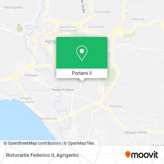 Mappa Ristorante Federico II