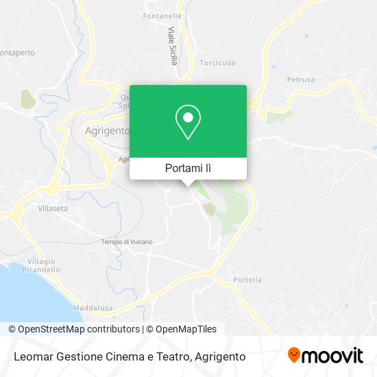Mappa Leomar Gestione Cinema e Teatro