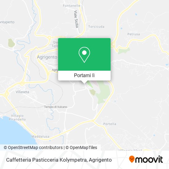 Mappa Caffetteria Pasticceria Kolympetra