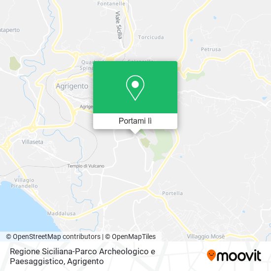 Mappa Regione Siciliana-Parco Archeologico e Paesaggistico