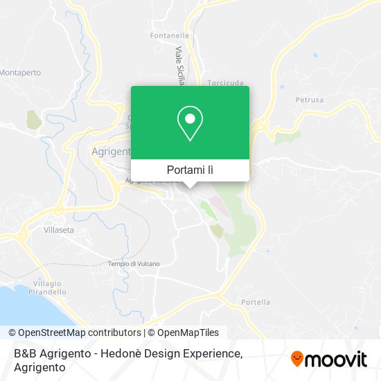 Mappa B&B Agrigento - Hedonè Design Experience