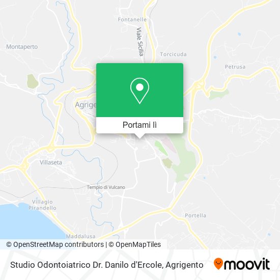 Mappa Studio Odontoiatrico Dr. Danilo d'Ercole
