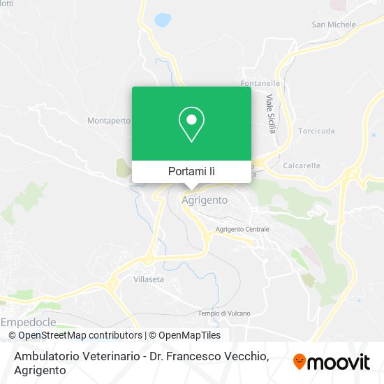 Mappa Ambulatorio Veterinario - Dr. Francesco Vecchio