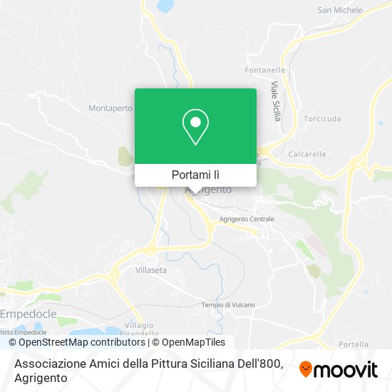 Mappa Associazione Amici della Pittura Siciliana Dell'800