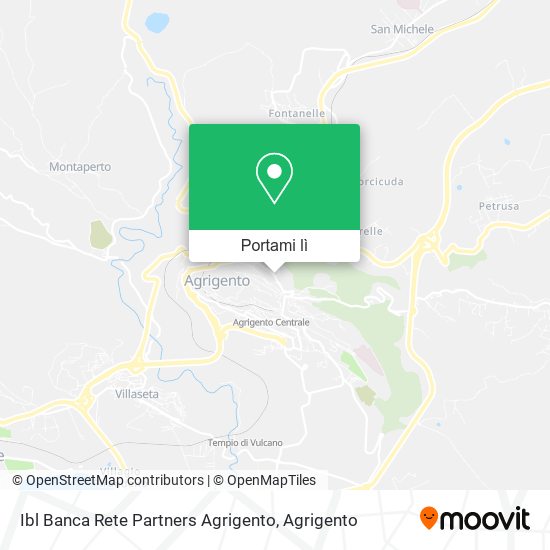 Mappa Ibl Banca Rete Partners Agrigento