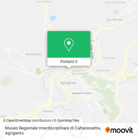 Mappa Museo Regionale Interdisciplinare di Caltanissetta