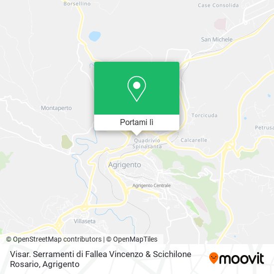 Mappa Visar. Serramenti di Fallea Vincenzo & Scichilone Rosario