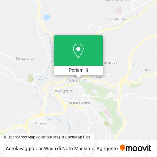 Mappa Autolavaggio Car Wash di Noto Massimo