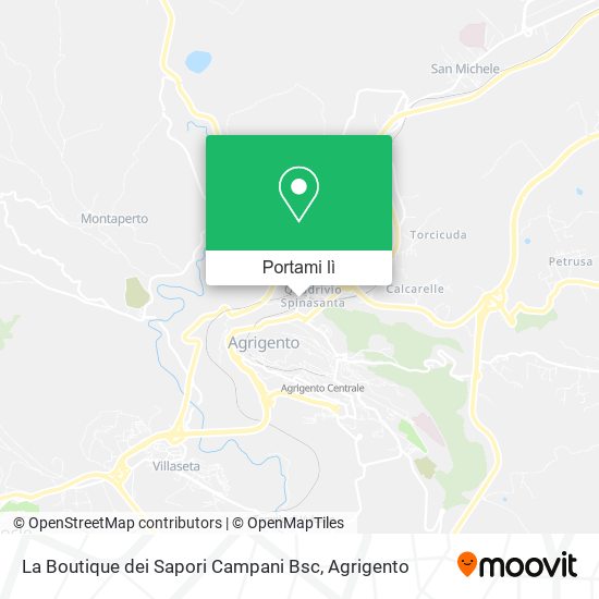 Mappa La Boutique dei Sapori Campani Bsc
