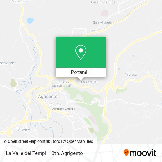 Mappa La Valle dei Templi 18th