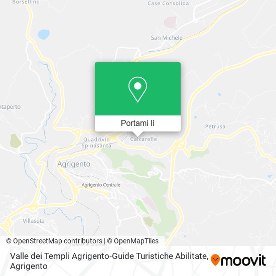 Mappa Valle dei Templi Agrigento-Guide Turistiche Abilitate