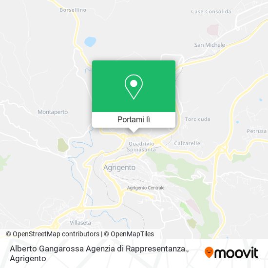 Mappa Alberto Gangarossa Agenzia di Rappresentanza.
