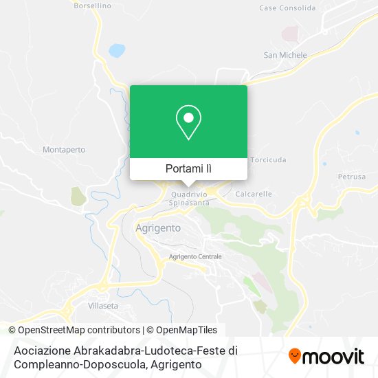Mappa Aociazione Abrakadabra-Ludoteca-Feste di Compleanno-Doposcuola