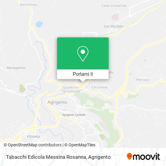 Mappa Tabacchi Edicola Messina Rosanna