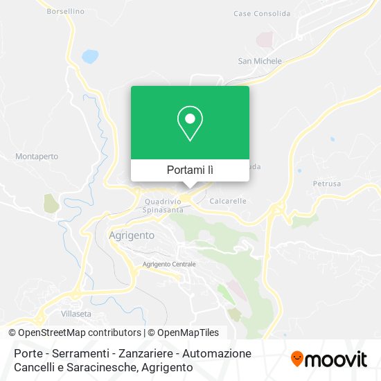 Mappa Porte - Serramenti - Zanzariere - Automazione Cancelli e Saracinesche
