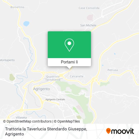 Mappa Trattoria la Taverlucia Stendardo Giuseppe