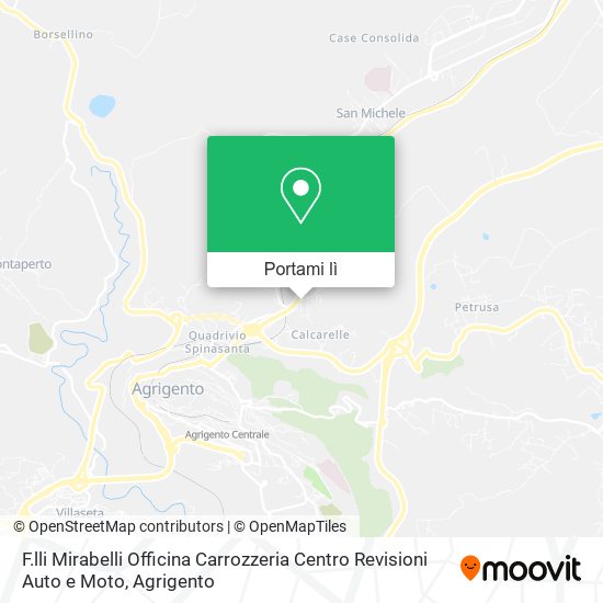 Mappa F.lli Mirabelli Officina Carrozzeria Centro Revisioni Auto e Moto
