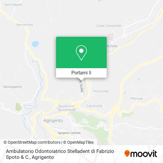 Mappa Ambulatorio Odontoiatrico Stelladent di Fabrizio Spoto & C.