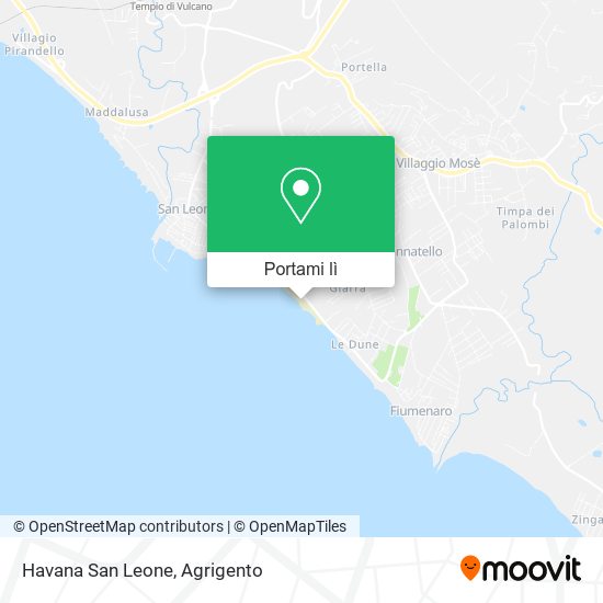 Mappa Havana San Leone