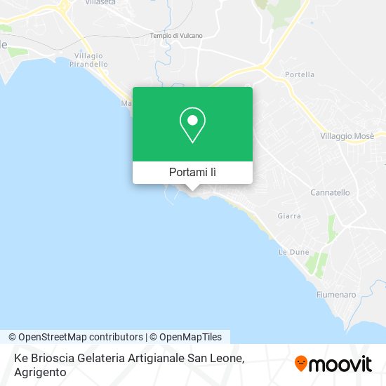 Mappa Ke Brioscia Gelateria Artigianale San Leone