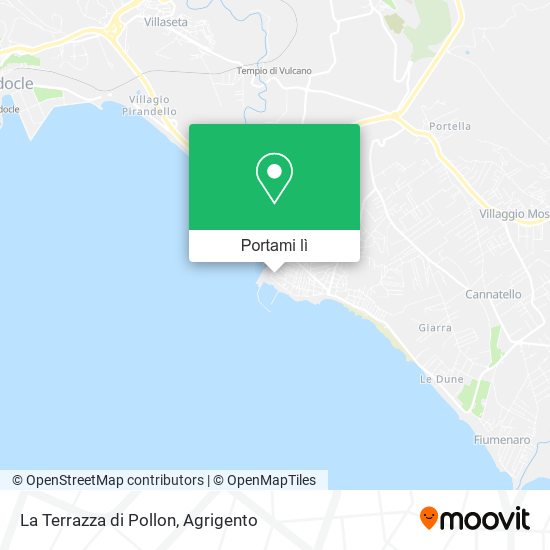 Mappa La Terrazza di Pollon