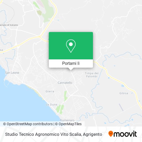 Mappa Studio Tecnico Agronomico Vito Scalia