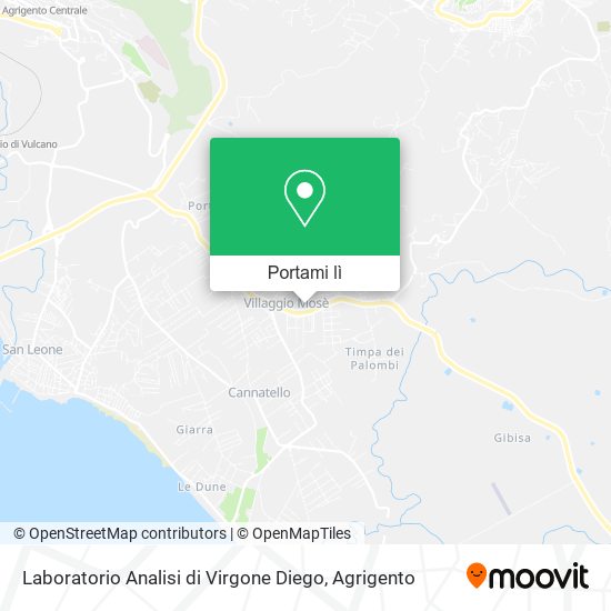 Mappa Laboratorio Analisi di Virgone Diego