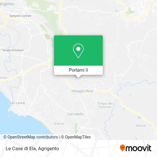 Mappa Le Case di Ela