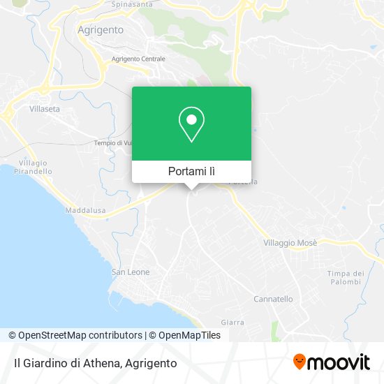 Mappa Il Giardino di Athena