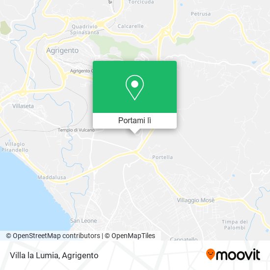 Mappa Villa la Lumia