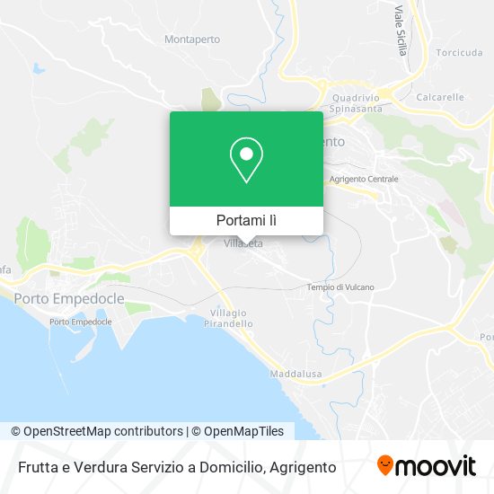 Mappa Frutta e Verdura Servizio a Domicilio