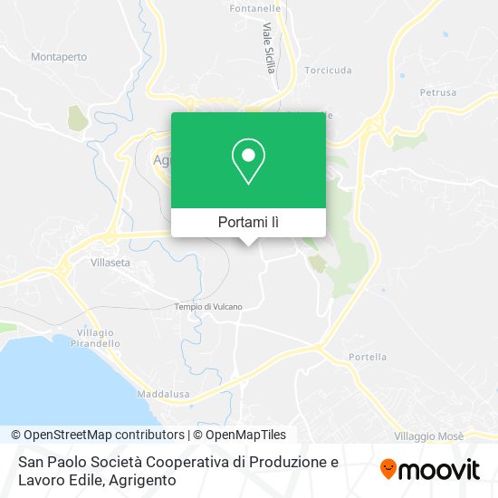 Mappa San Paolo Società Cooperativa di Produzione e Lavoro Edile