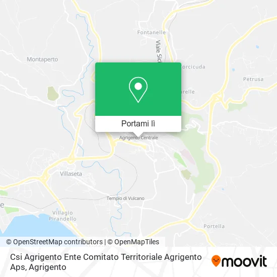 Mappa Csi Agrigento Ente Comitato Territoriale Agrigento Aps