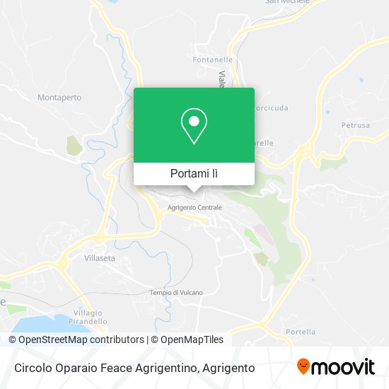 Mappa Circolo Oparaio Feace Agrigentino