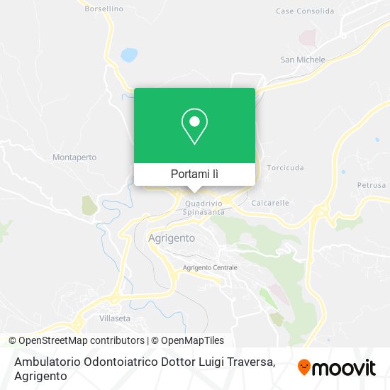 Mappa Ambulatorio Odontoiatrico Dottor Luigi Traversa