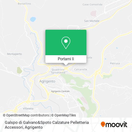 Mappa Galspo di Galvano&Spoto Calzature Pelletteria Accessori