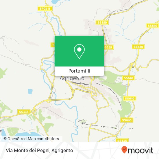 Mappa Via Monte dei Pegni