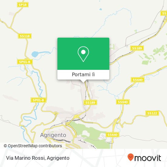 Mappa Via Marino Rossi