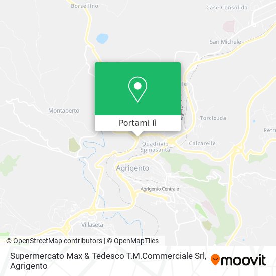 Mappa Supermercato Max & Tedesco T.M.Commerciale Srl